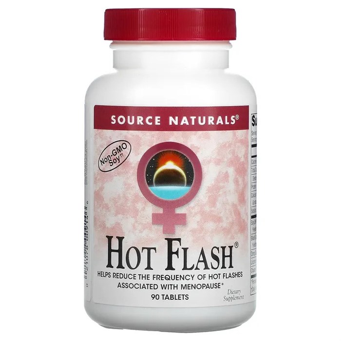 Source Naturals, Hot Flash,  добавка для поддержки здоровья в период менопаузы, 90 таблеток SNS-00914 - фото 4730