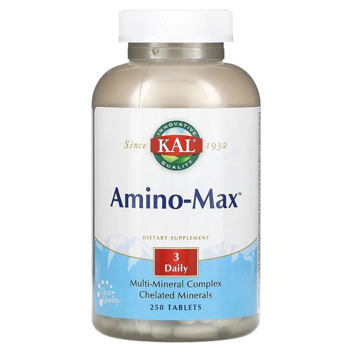 KAL, Amino-Max, 250 Tablets CAL-74628 - фото 6033