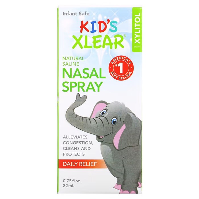 Xlear, Kid's Xlear, солевой назальный спрей для детей, 22 мл (0,75 жидк. унции) XLR-00003 - фото 6587