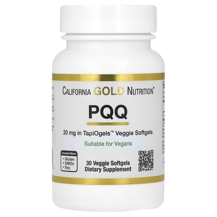California Gold Nutrition, пирролохинолинхинон, 20 мг, 30 растительных капсул - IherbLove | Оригинальная продукция с iHerb