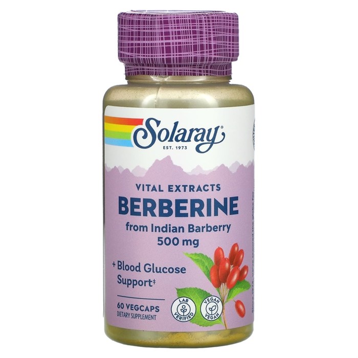 Solaray, Berberine, 500mg, 60 VegCaps SOR-47705 - фото 6914